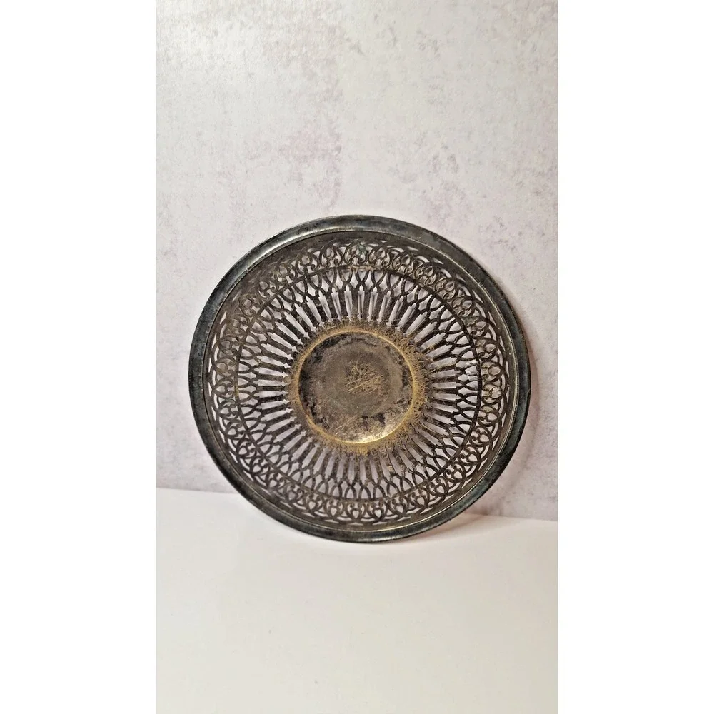 Silver-Plated Reticulated ServingPlate, Universal SPNS